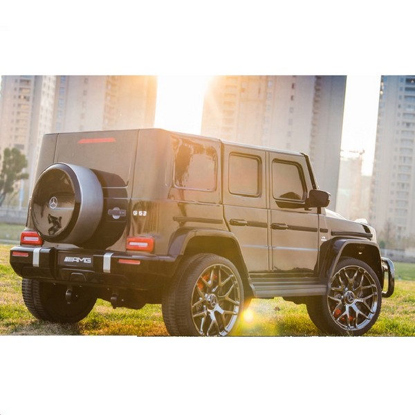 Продукт Двуместен акумулаторен джип Mercedes-Benz G63 AMG Licensed 24V,MP3, с меки гуми и кожена седалка, 4X4 - 0 - BG Hlapeta